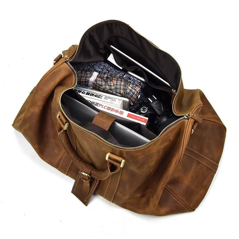 The Weekender  Handcrafted Leather Duffle Bag