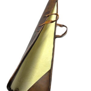 54 Brown Western Rifle Scabbard with Adjustable Strap