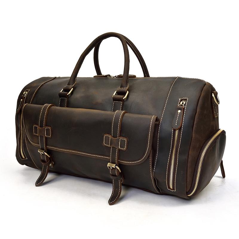 Weekender Handmade Leather Duffle Bag