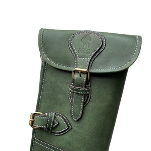 50 Leather Rifle Scabbard Green Western Rifle Case