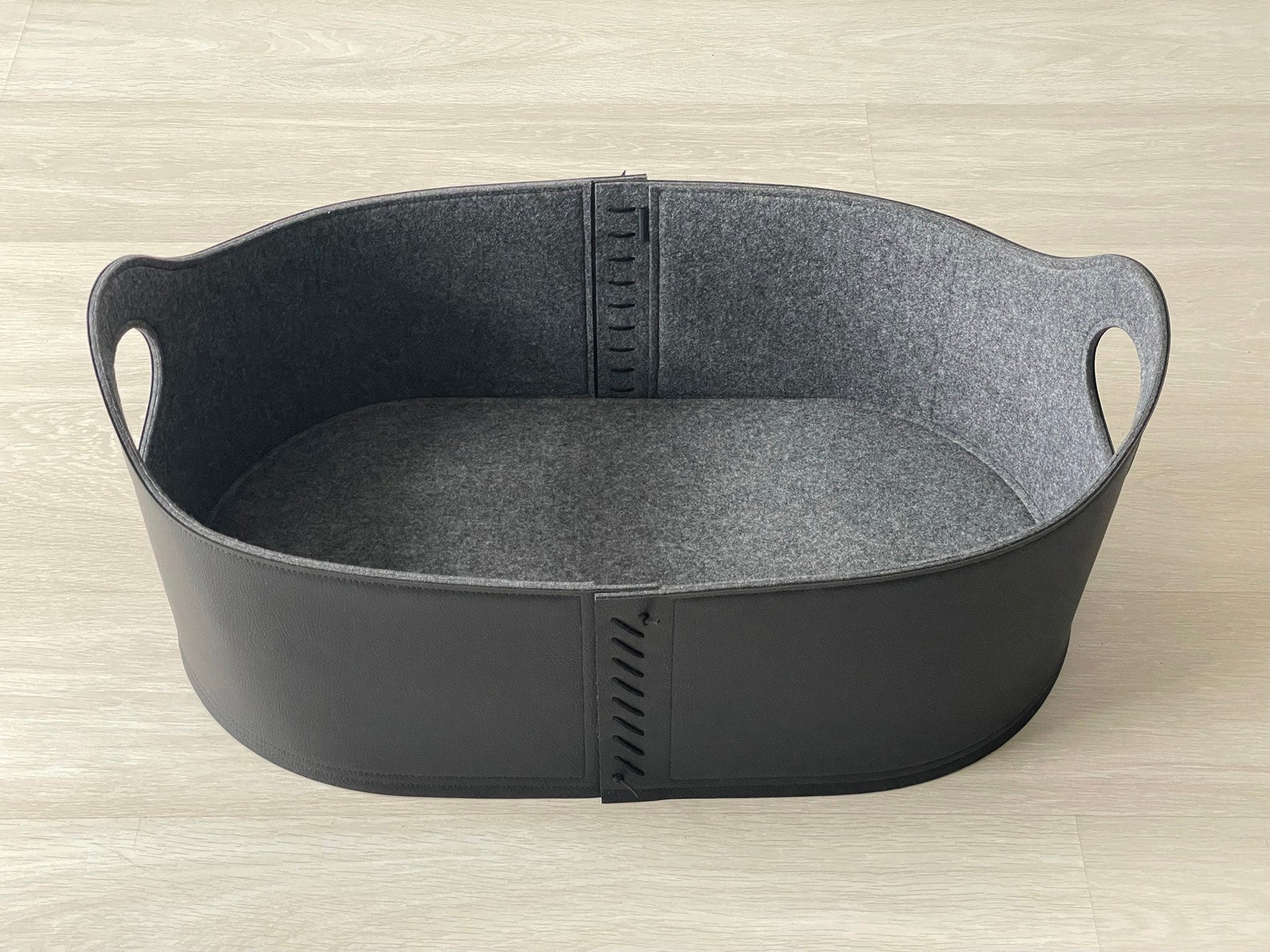 Modern Log Basket for Fireplace Firewood Basket Strong Storage Basket