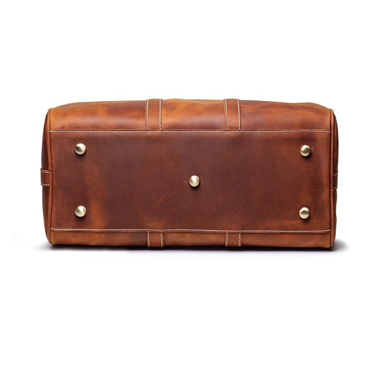 The Colden Duffle Bag  Large Capacity Leather Weekender