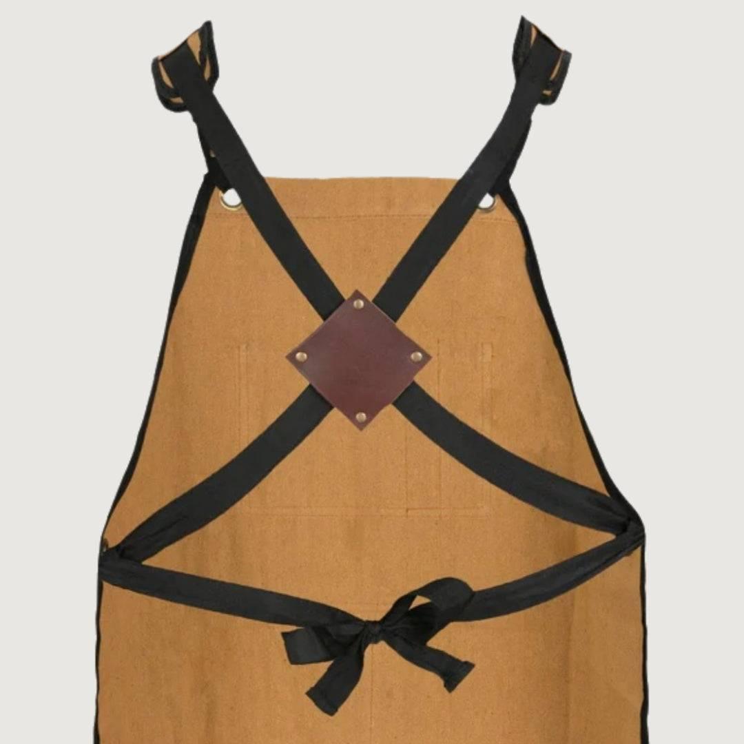 The Shropshire Brown Vintage Canvas Apron