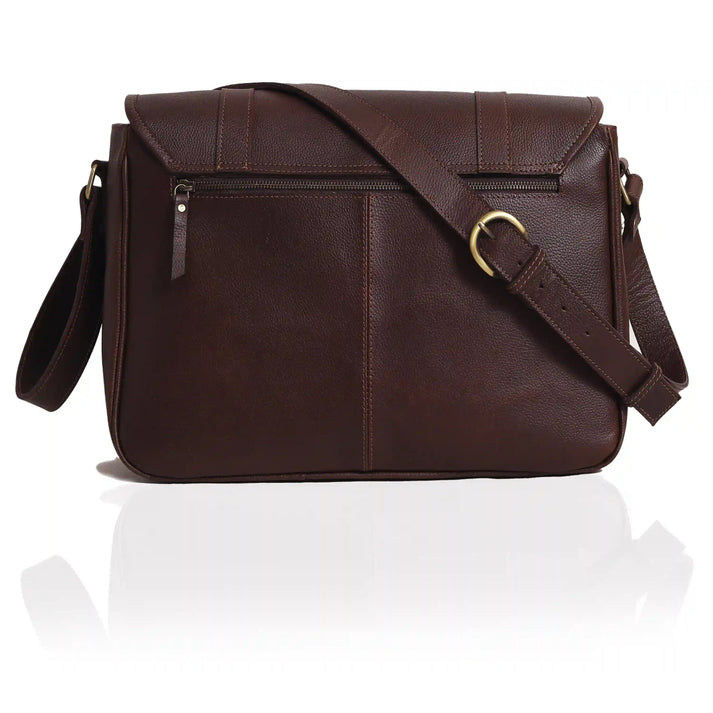 Limited Edition Handcrafted Full Grain Messenger Bag for Laptop  16 inch