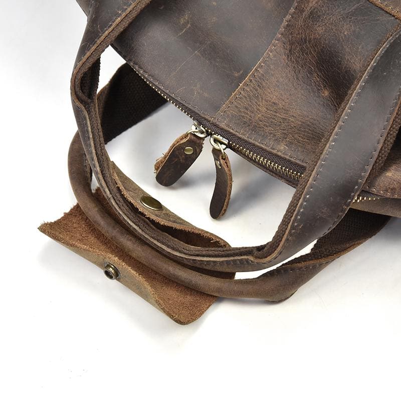 Duffle Bag Large Capacity Leather Weekender
