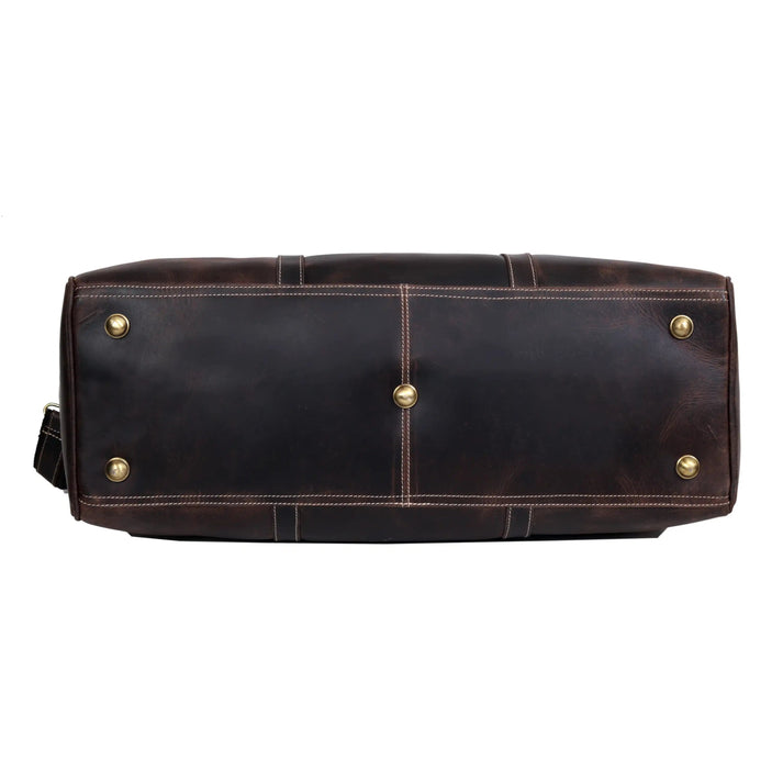 CHARLOTTE BUFFALO LEATHER DUFFLE BAG  21