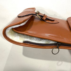 Western Rifle Scabbard  Tan Fits Up To 42 Leather Rifle