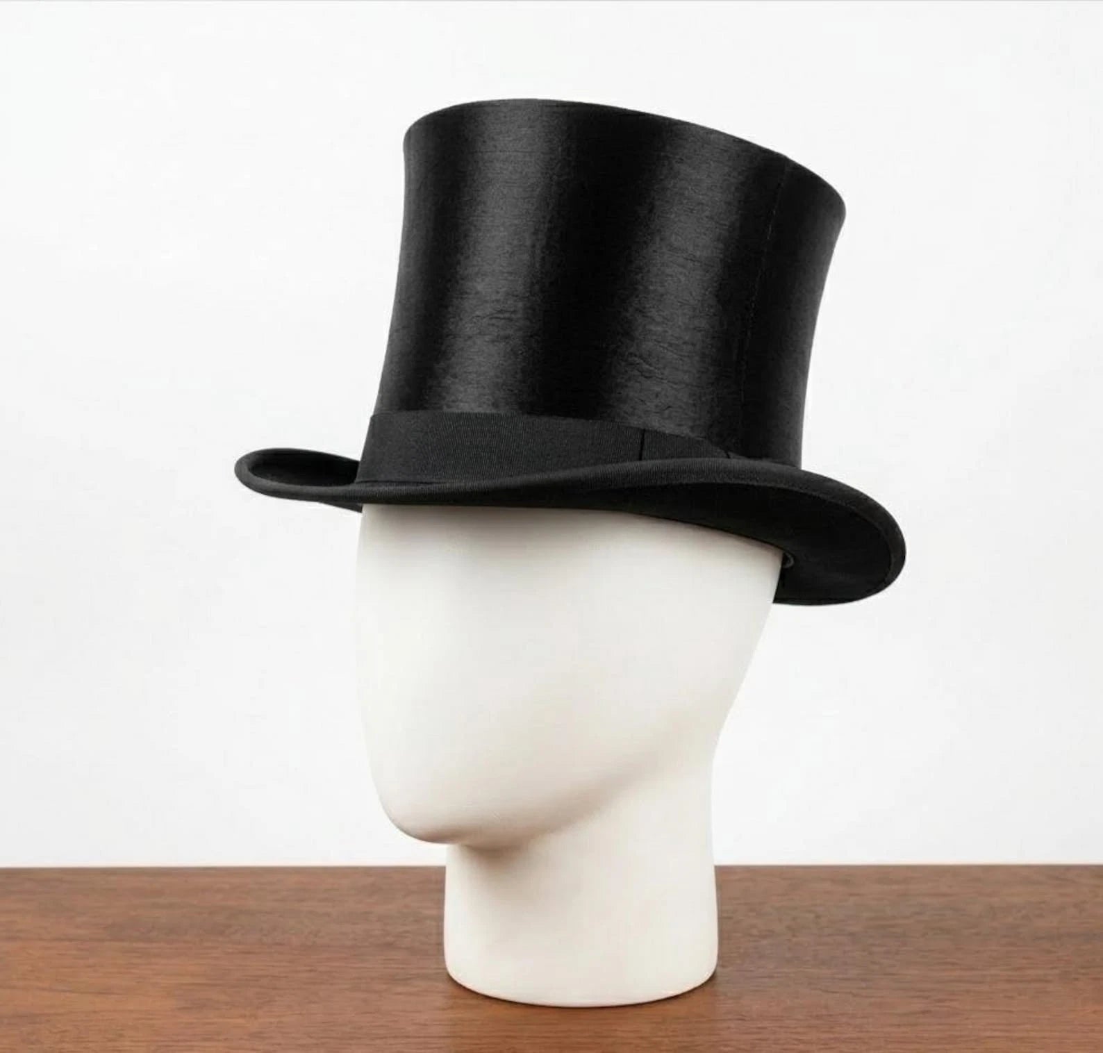 Black Victorian Top Hat Steampunk Gothic Formal Costume Unisex Adult Hat