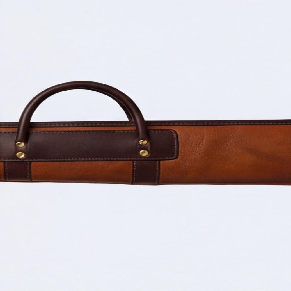 Leather Shotgun Case  FleeceLined Padded Design