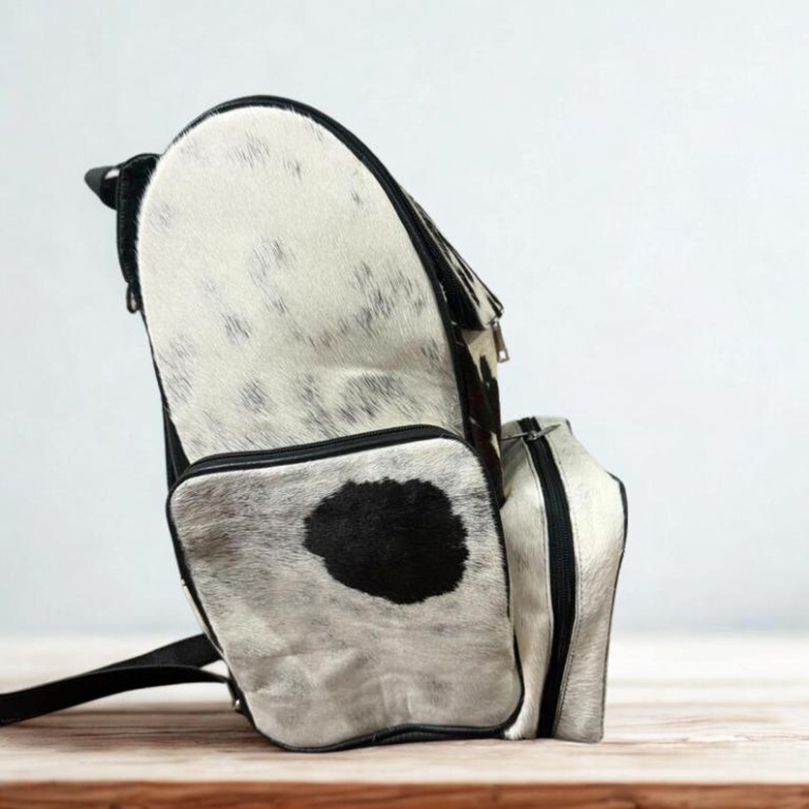 Hair on Cowhide Diaper Backpack Western Leather Baby Bag