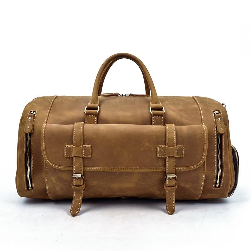 Weekender Handmade Leather Duffle Bag