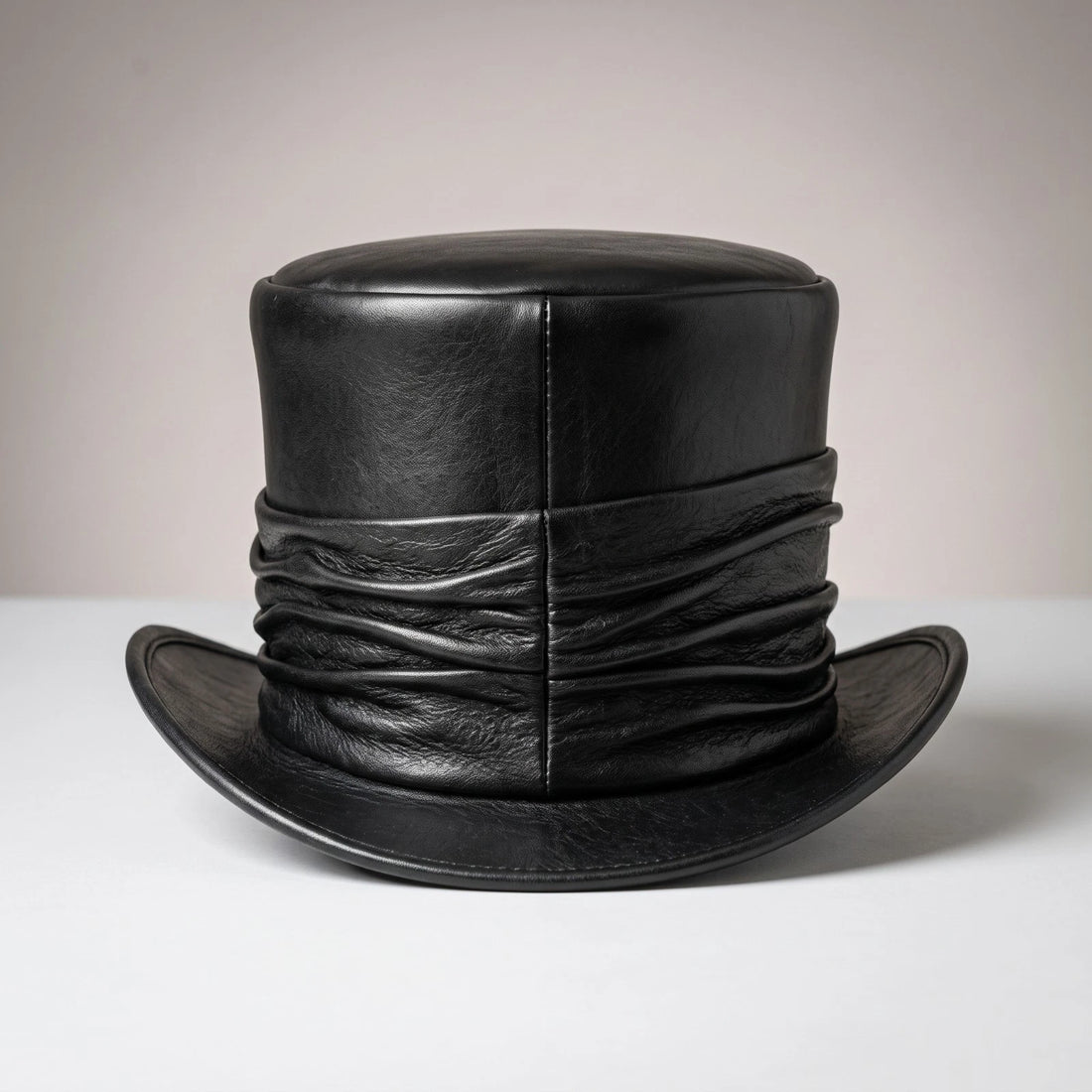 Black Gothic Top Hat Mens Womens Steampunk Victorian Costume Cosplay Party Hat