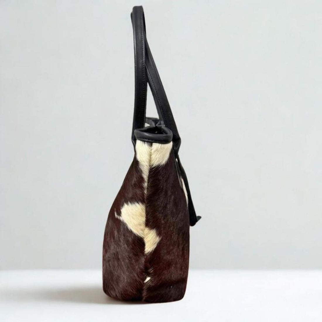 Handmade Hair On Cowhide Tote Bag Western Leather Shoulder Bag