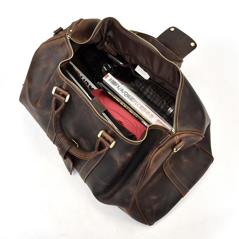 The Weekender  Handcrafted Leather Duffle Bag