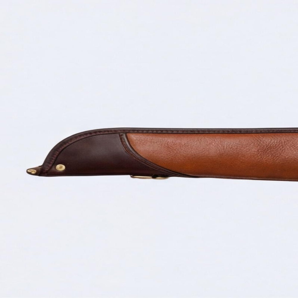 Leather Shotgun Case  Fleece Lined Padded Design