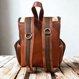 Real Cowhide Diaper Backpack, Western Hair on Hide Travel Bag Baby Bag Gift for Mom