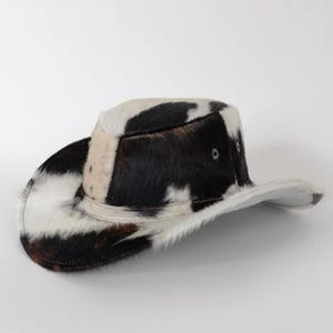 Custom Handmade Western Style Custom Logo Cowhide Leather Cowboy Hats Outdoor Waterproof Fashion Headwear