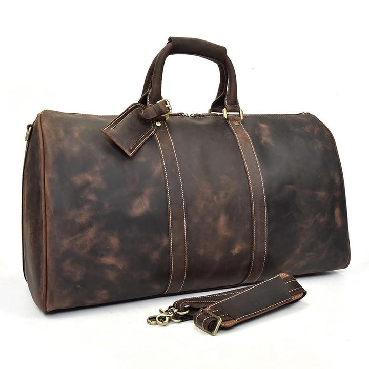 The Weekender  Handcrafted Leather Duffle Bag