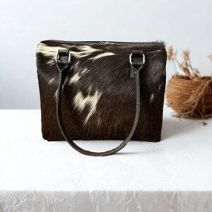 Artisan Cowhide Tote Bag Leather Shoulder Bag