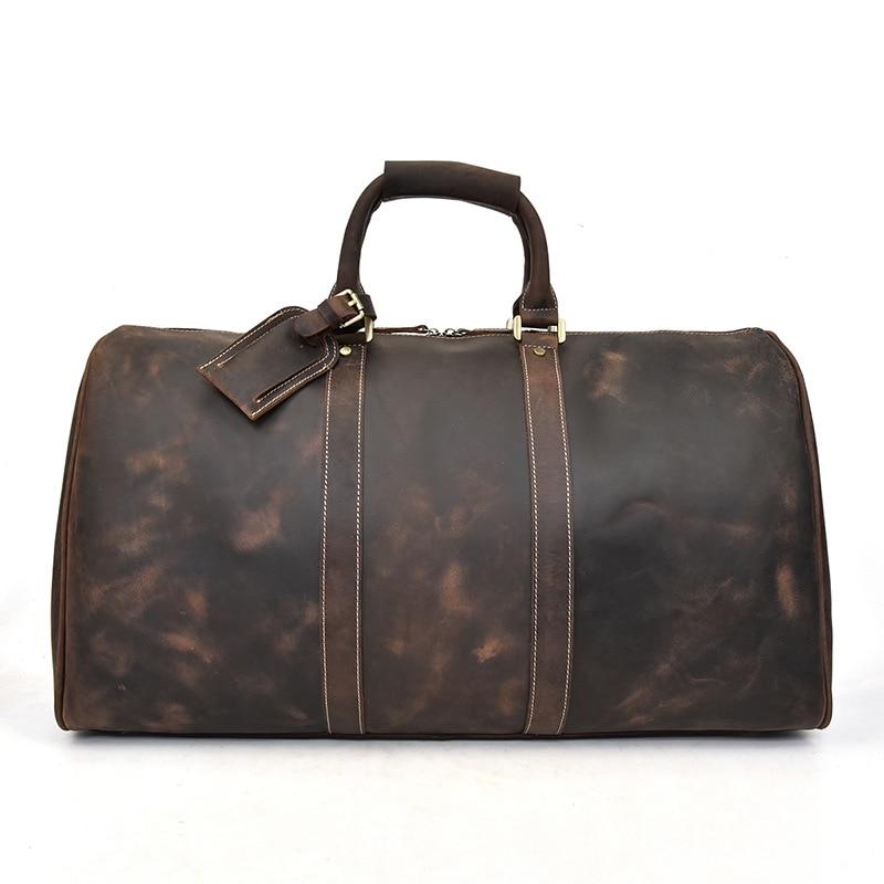 The Weekender  Handcrafted Leather Duffle Bag