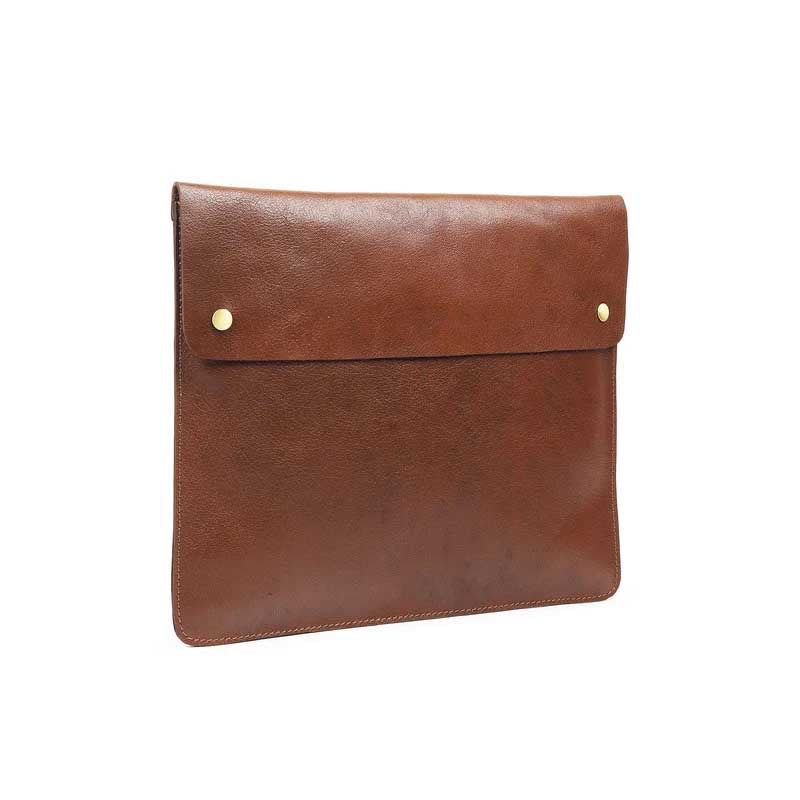 Cognac Brown - iPad Laptop Sleeve 14 Inch