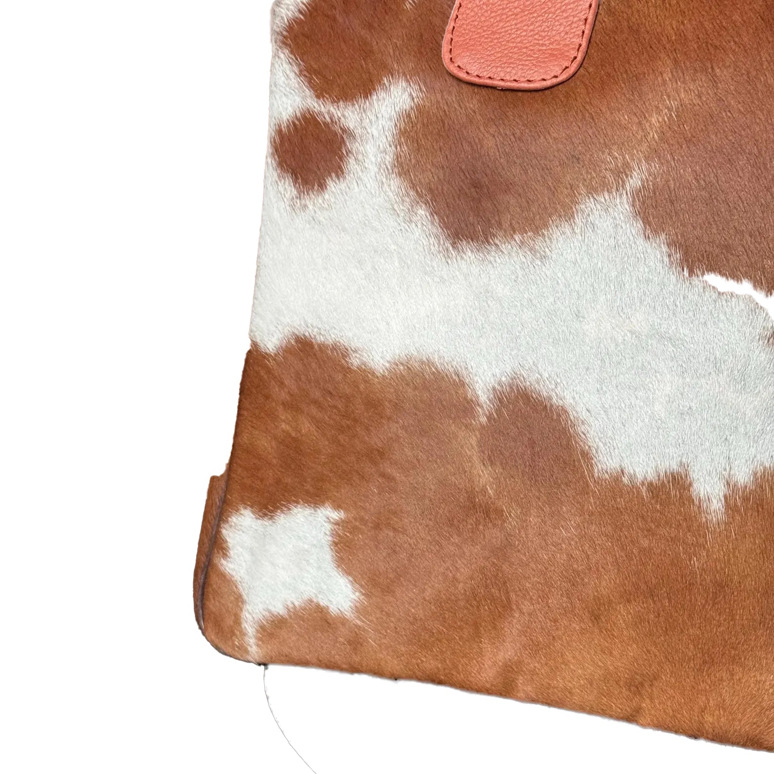 Cowhide Leather Tote Bag Western Style Hair-on Handbag6