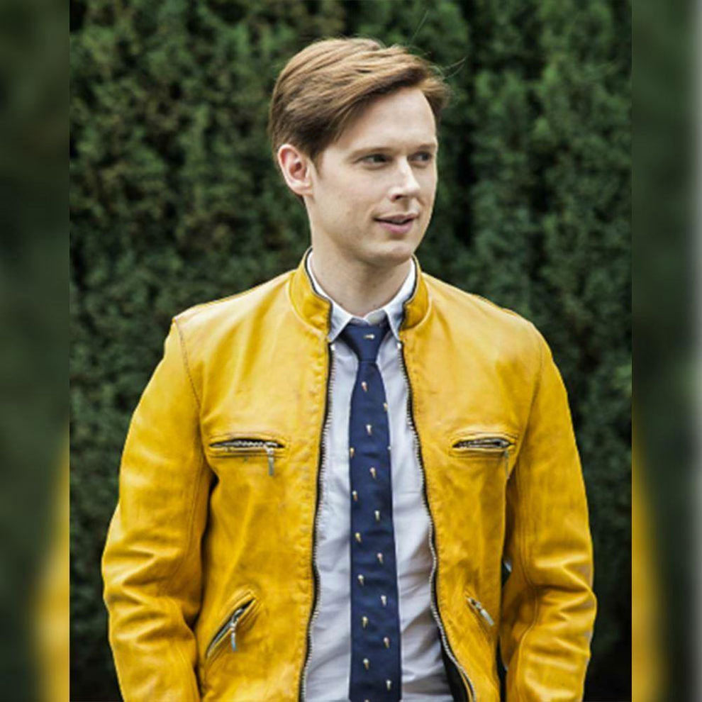 Men's Movies Jackets\MMJ17 Men's Detective Agency Dirk Gently Holistic Yellow Jacket