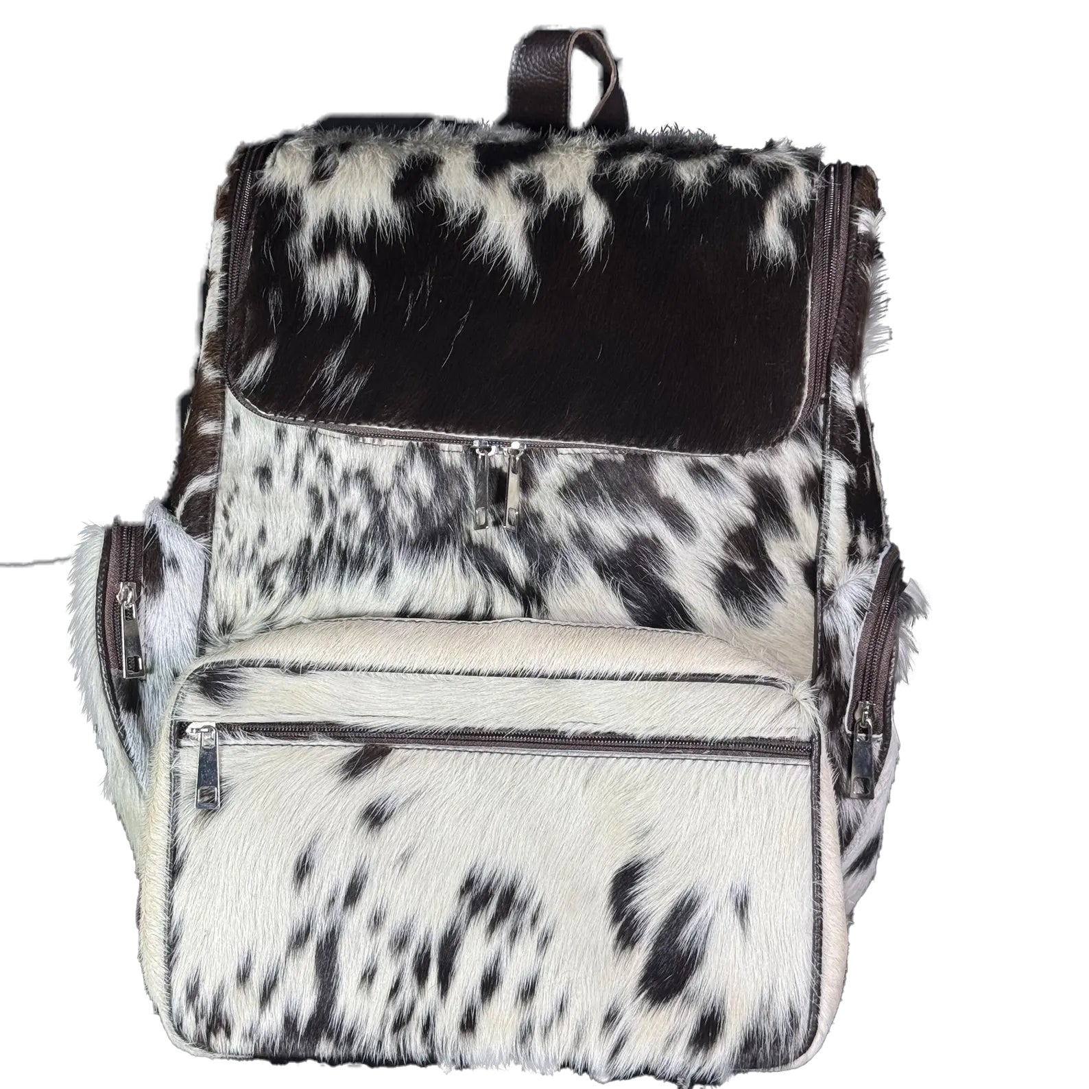 Handmade Cow Hairon Leather Backpack Rustic Chic Western Style