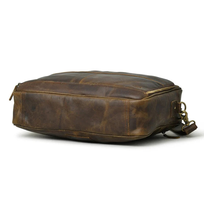 Dublin Leather Backpack Briefcase 2-in-1