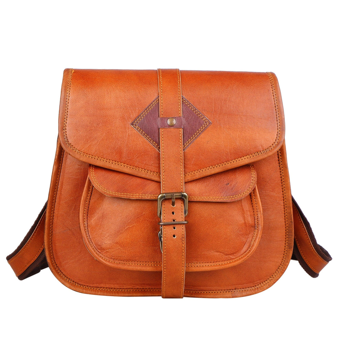 The Molina Satchel- Tan Brown