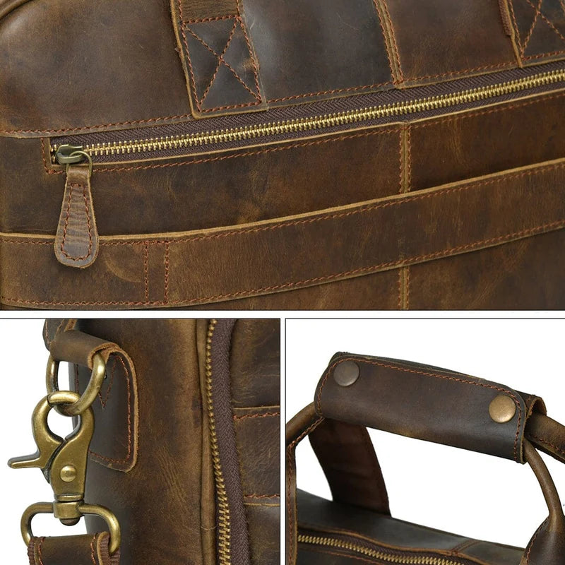 Dublin Leather Backpack Briefcase 2-in-1
