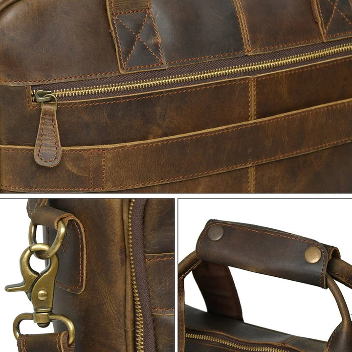 Dublin Leather Backpack Briefcase 2-in-1