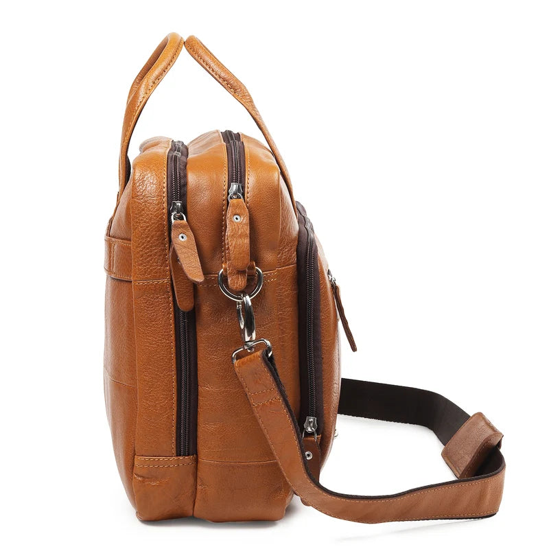 Professional Leather Travel Briefcase