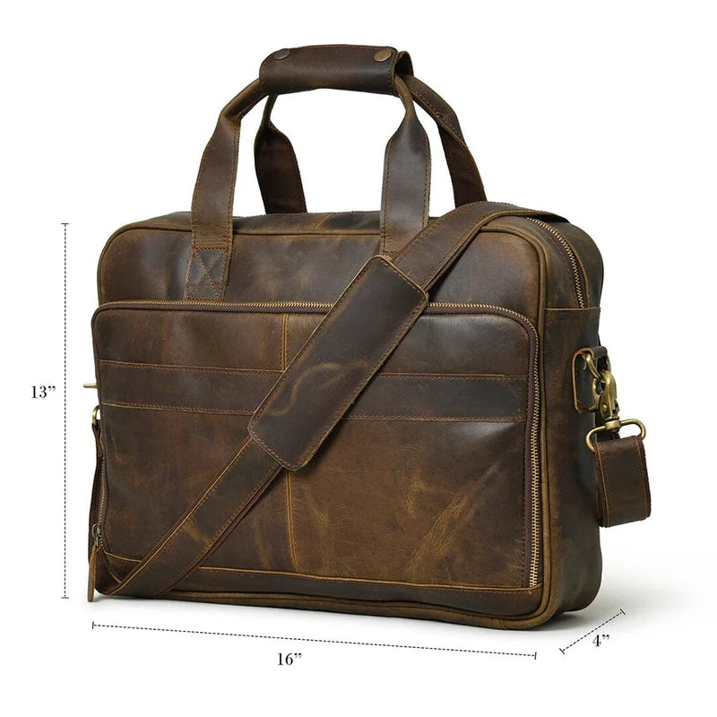 Dublin Leather Backpack Briefcase 2-in-1