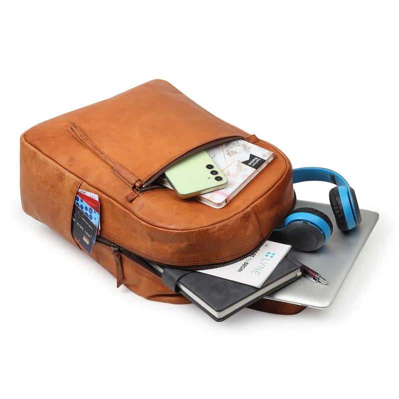 Urban Lite Leather Backpack
