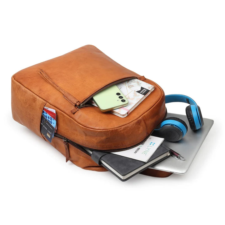 Urban Lite Leather Backpack