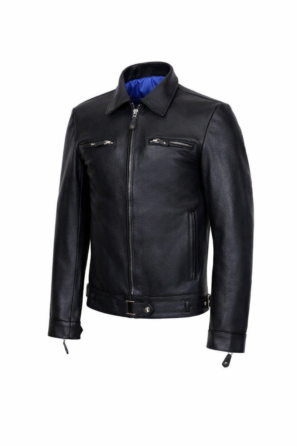 German Luftwaffe Cowhide Biker Style Men's Jacket