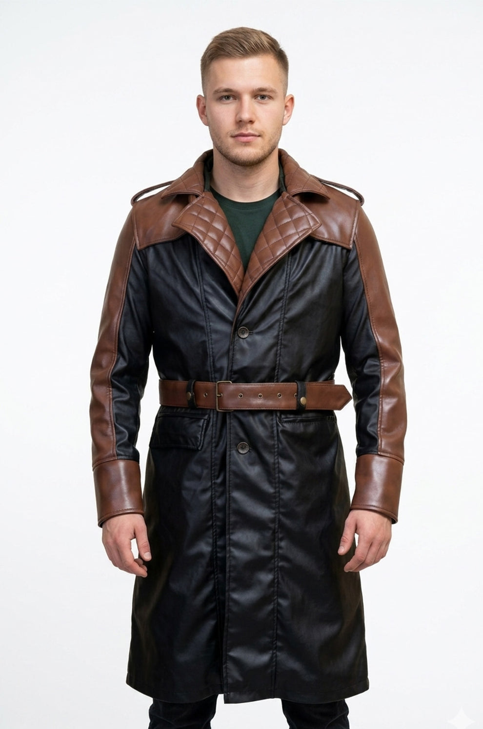 C001 Assassin's Creed Syndicate Jacob Frye C001 Brown Trench Coat