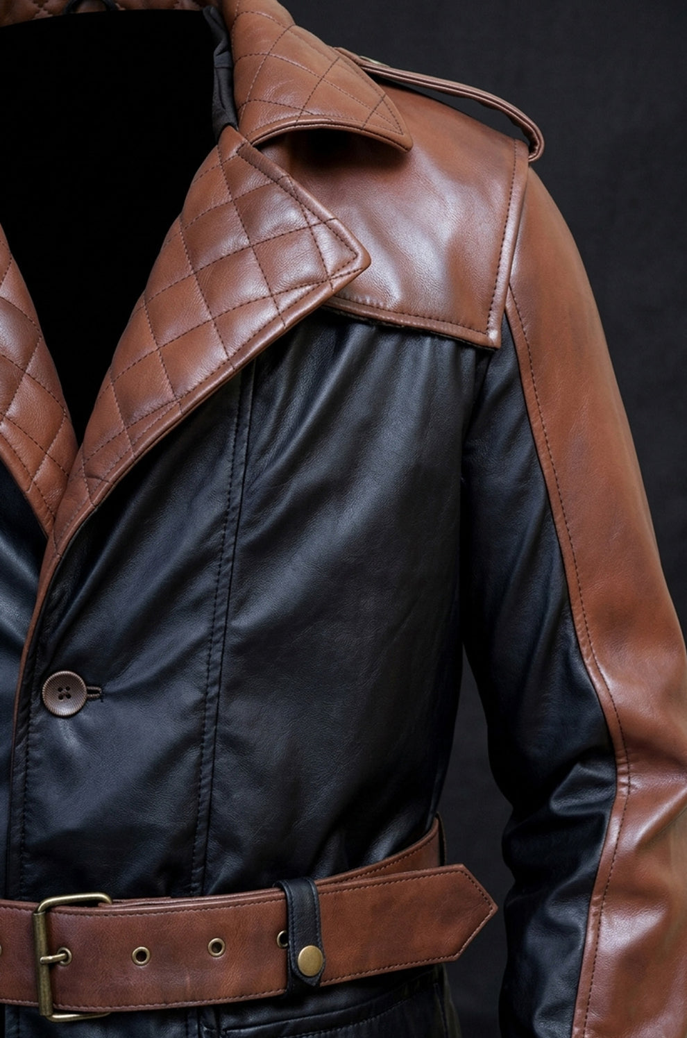 C001 Assassin's Creed Syndicate Jacob Frye C001 Brown Trench Coat
