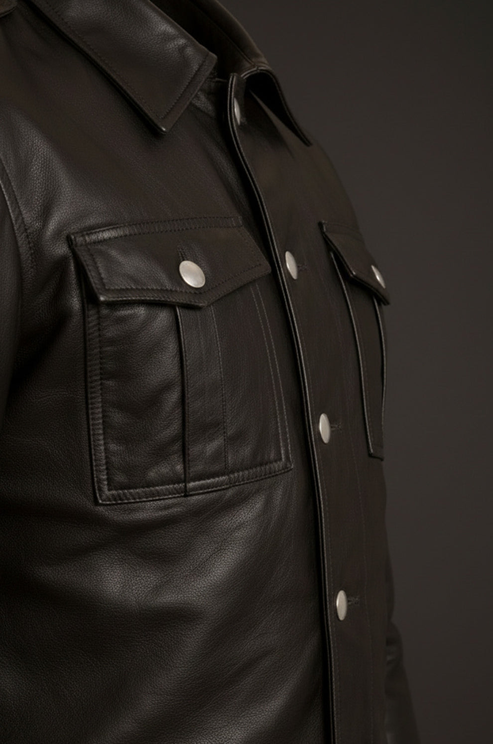 Cafe Racer German Panzer Brown Coat for Men's