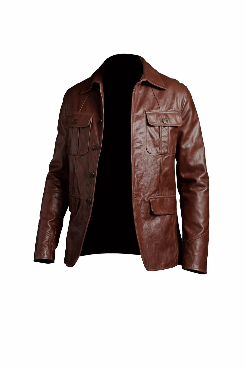 Men's Blazer Wear Coat Classic Formal Easy Rider Genuine Leather Jacket