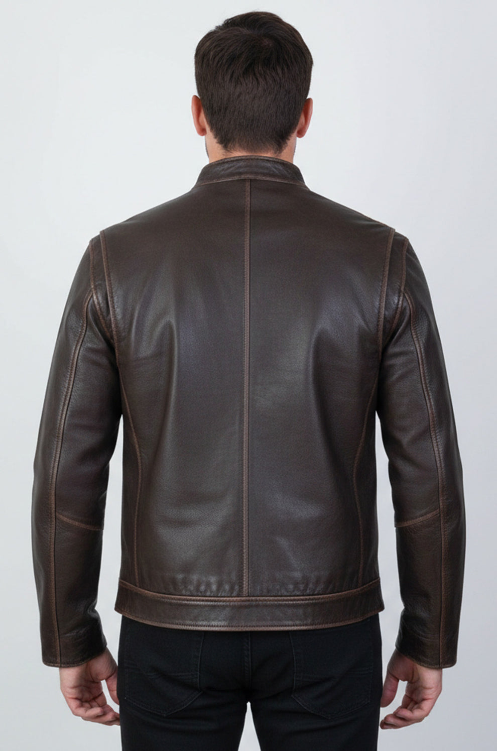 Contraband Mark Wahlberg's Slim Fit Distress Leather Jacket (Copy)