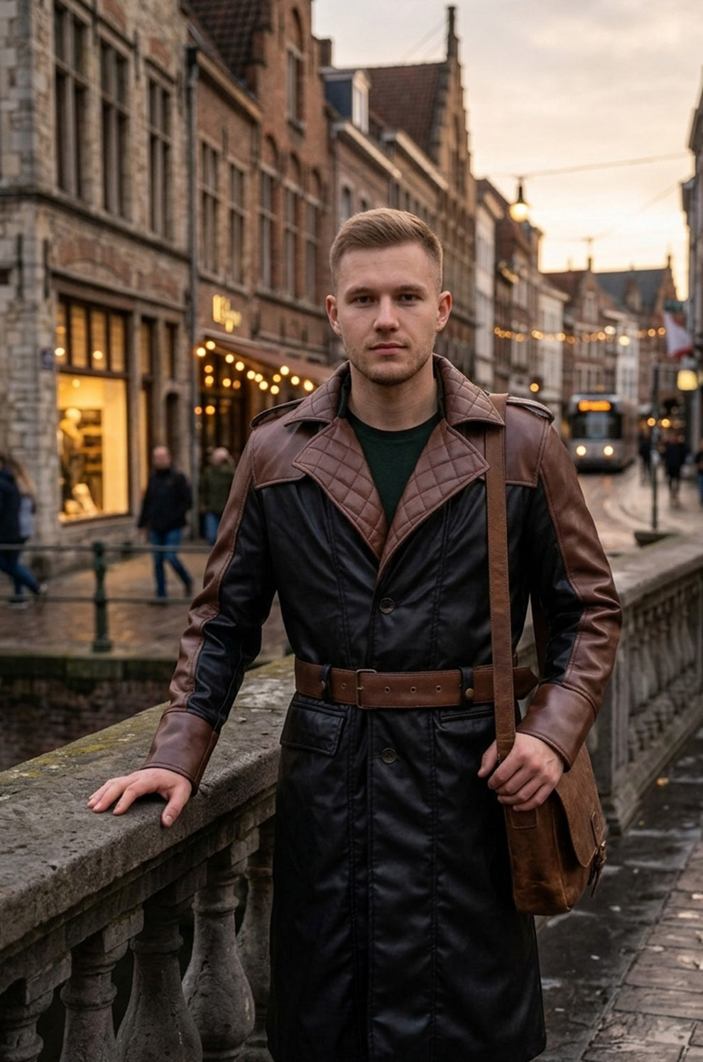 C001 Assassin's Creed Syndicate Jacob Frye C001 Brown Trench Coat