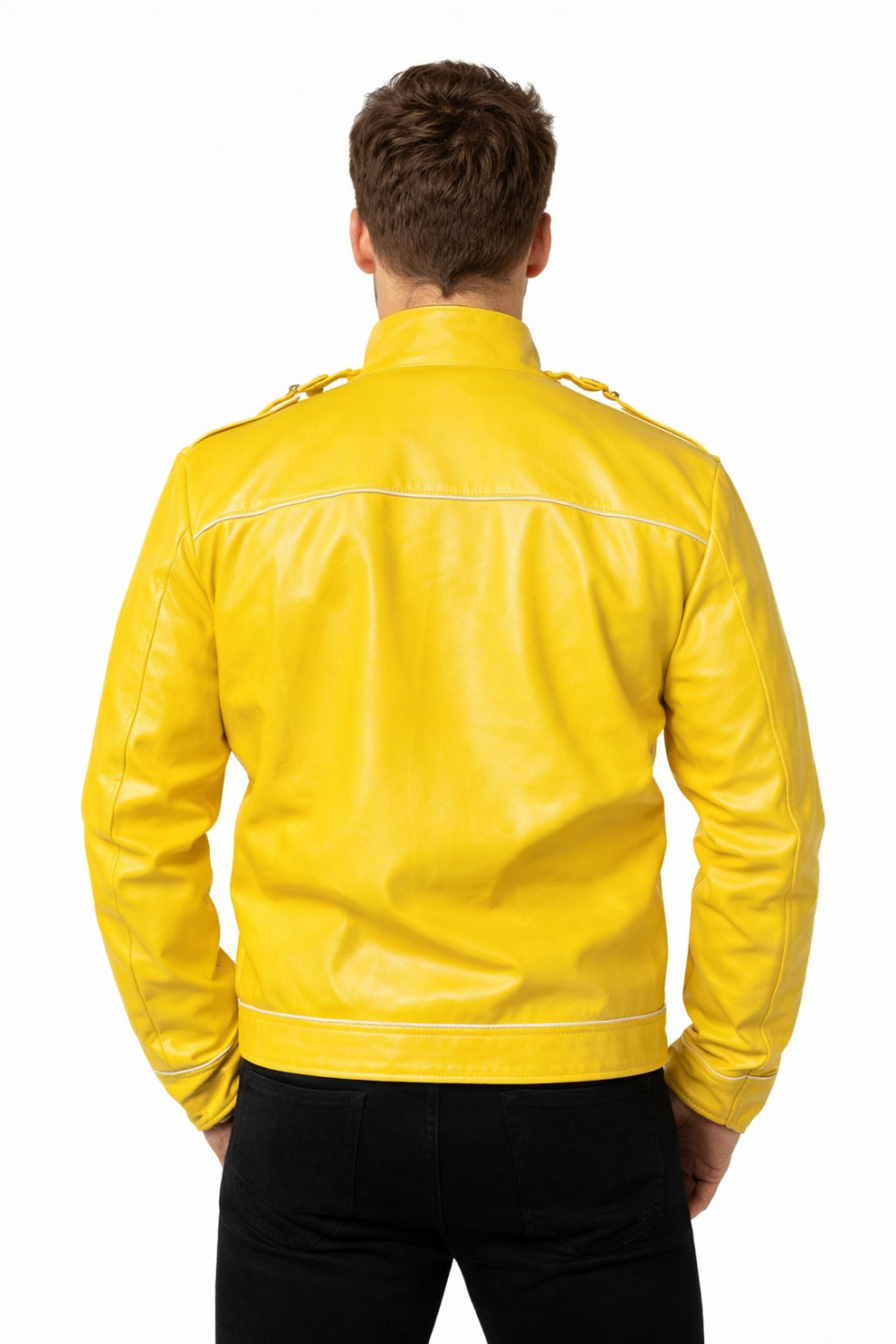 Men's Movies Jackets\MMJ05 Men's Freddie Mercury Wembley Concert Yellow Jacket