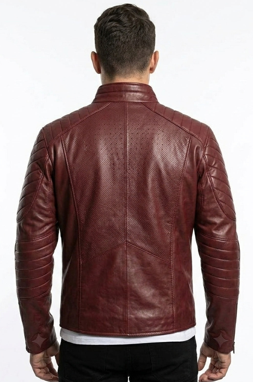 Men's Movies Jackets\MMJ18 Superman Smallville Tom Welling Style Emblem Faux Leather Jacket