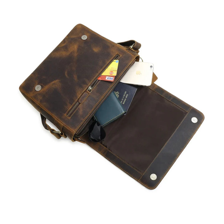 Mewar Leather Satchel Bag